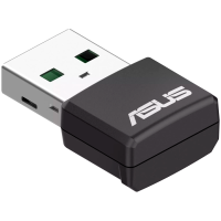 ASUS USB-AX55 Nano AX1800 Dual-Band WiFi 6 (802.11ax), omrežna varnost WPA3, OFDMA in MU-MIMO, USB adapter - 90IG06X0-MO0B00-A