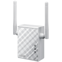 ASUS RP-N12 N300 WiFi 4 (802.11n) Razširjevalec dosega, Ponovitelj, Dostopna točka, Mediaski most - 90IG01X0-BO2100-A