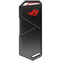 ASUS ROG Strix Arion M.2 NVMe SSD zunanje ohišje - USB 3.2 Gen 2x1 Type-C (10 Gbps), priložen kabel USB-C in USB-A, podpora za 2230/2242/2260/2280, Aura Sync - 90DD02H0-M09000-A