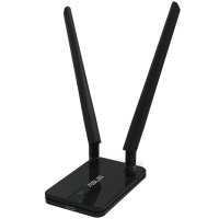 ASUS USB-AC58 AC1300 Dual-Band WiFi 5 (802.11ac), standardi šifriranja WPA3, dvojni odstranljivi visokozmogljivi anteni, USB adapter - 90IG06I0-BM0400-A