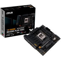 ASUS TUF GAMING B650M-PLUS WIFI AM5 mATX igralna matična ploča - AMD B650 4xDIMM DDR5 2xM.2 4xSATA 