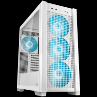 ASUS TUF Gaming GT302 ARGB ATX/EATX Kućište, kaljeno steklo, štirje 140 x 28mm ARGB ventilatorji, podpora za BTF osnovne plošče, belo - 90DC00I3-B19000-A