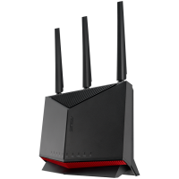 ASUS RT-BE86U BE6800 Dual-Band WiFi 7 (802.11be) gaming usmjerivač, AiMesh kompatibilen - 90IG08W0-MO9A0V-A