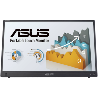 ASUS ZenScreen Touch MB16AMTR prenosni monitor na dotik - 39.62cm (15.6"), FHD (1920 x 1080), IPS, 10-točkovni dotik, vgrajena baterija, USB-C, Mini-HDMI - 90LM04S0-B02170-A