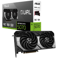 ASUS Dual GeForce RTX 5070 OC Edition 12GB GDDR7 (DUAL-RTX5070-O12G) Grafička kartica, PCIe 5.0, 1xHDMI 2.1b, 3xDisplayPort 2.1b - 90YV0M17-M0NA00-A