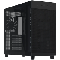 ASUS Prime AP303 TG ATX Kućište, kaljeno steklo, 120mm ventilator, crno - 90DC00V0-B39010-A
