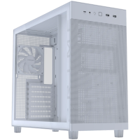 ASUS Prime AP303 TG ATX Kućište, kaljeno steklo, 120mm ventilator, belo - 90DC00V3-B39010-A