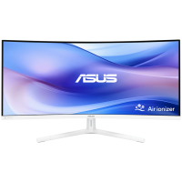 ASUS VU34WCIP-W ukrivljen monitor - 86.4cm (34"), WQHD (3440 x 1440), VA, 1500R, 100Hz, Air Ionizer, SmoothMotion, USB-C PD 65W - 90LM0AIT-B01M71-A