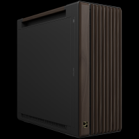 ASUS ProArt PA602 Wood Edition Modern Black ATX/E-ATX računalniško ohišje, kovinska stranica, 1x 140