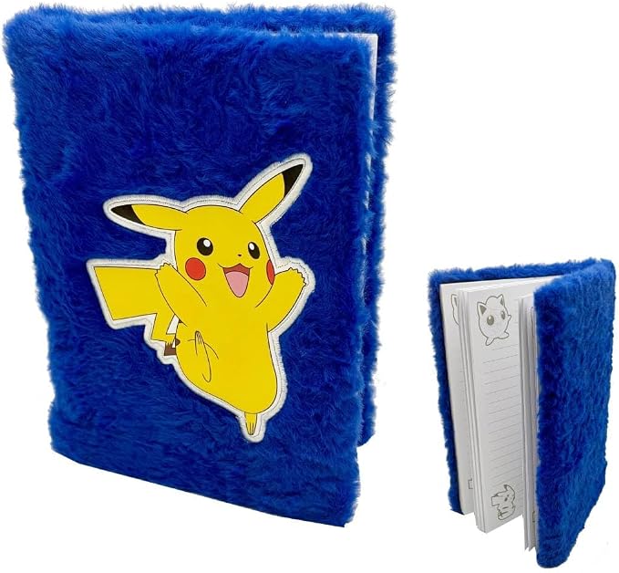 POKEMON - PIKACHU PLUSH NOTEBOOK A5 DARK BLUE
