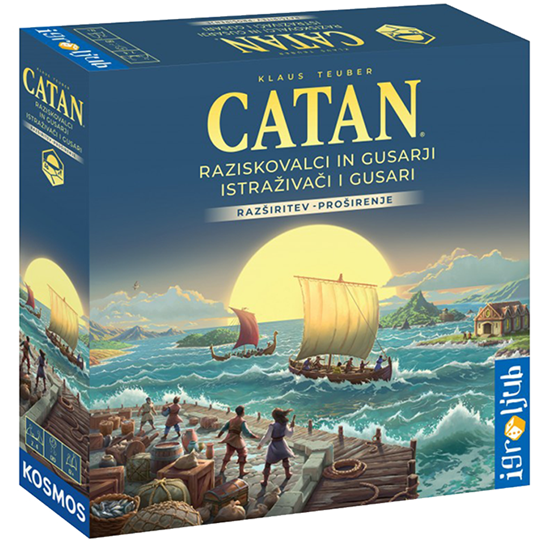 BOARD GAME - CATAN - EXPLORERS & PIRATES EXPANSION SLO/CRO