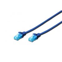 Mrežni kabel Digitus UTP patch Cat5e 0,5m (plav)