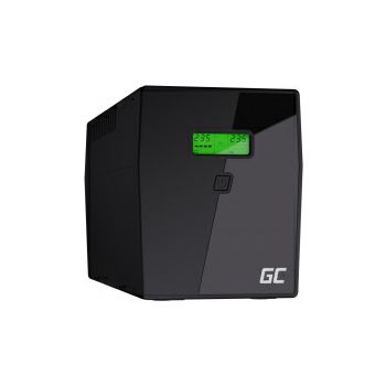 Green Cell UPS Microsine 2000VA/1400W, Line Interactive Pure Sinewave, LCD