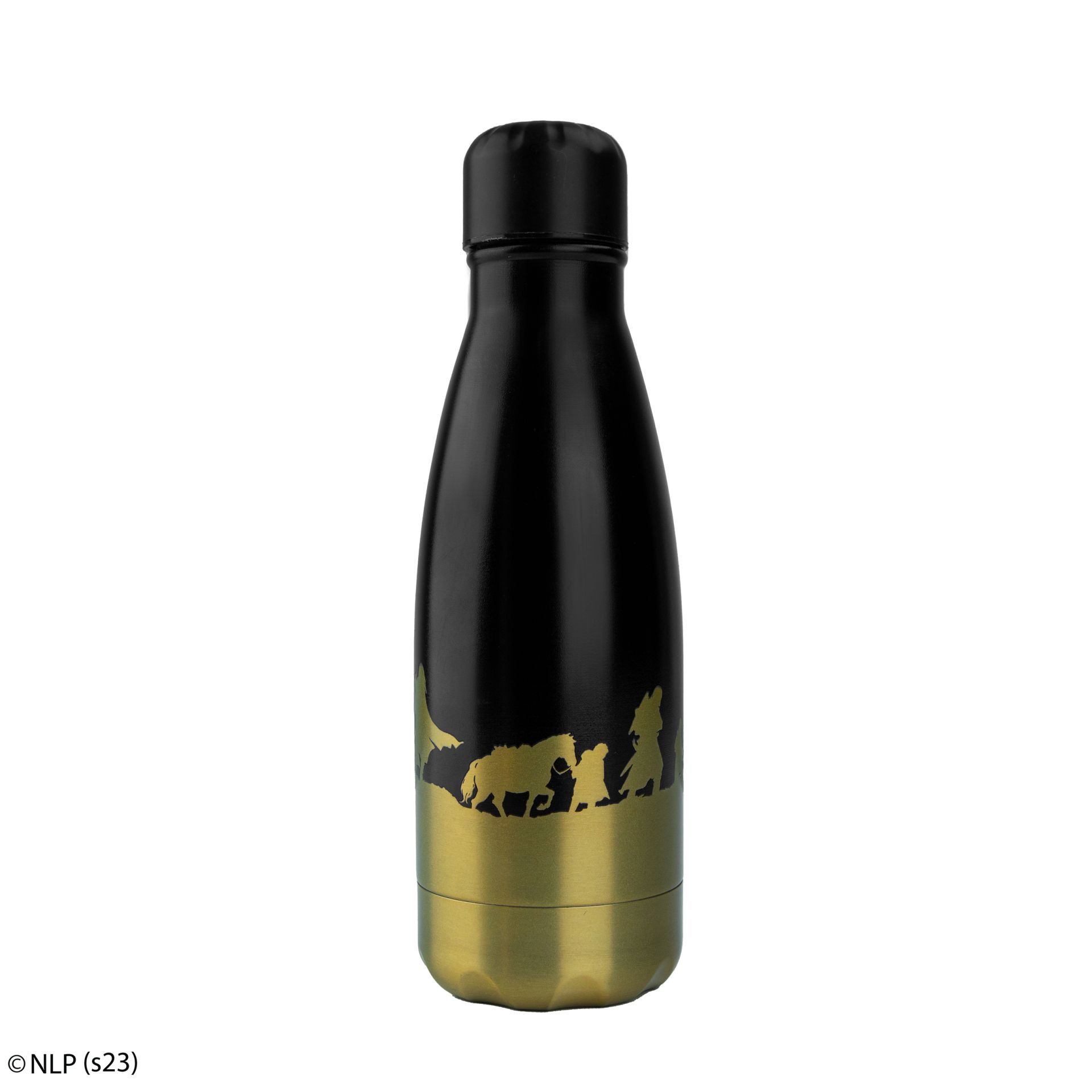 CINEREPLICAS: LOTR - WATER BOTTLE - FELLOWSHIP OF THE RING - 500ML GOLD