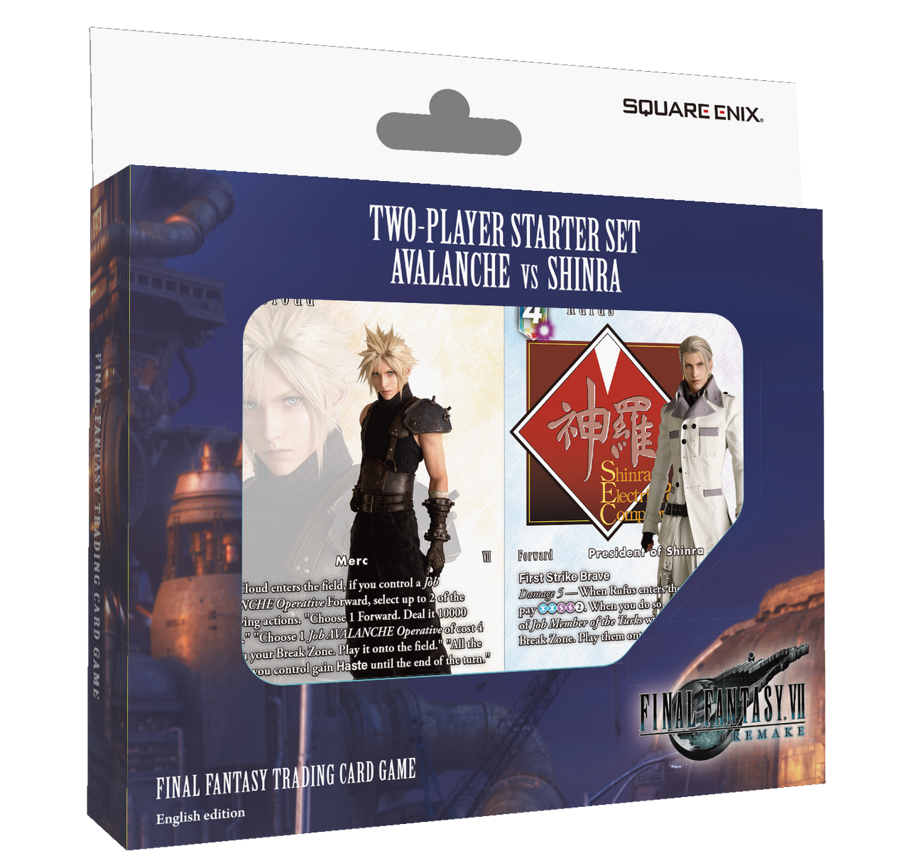FINAL FANTASY TCG: FFVII REMAKE AVALANCHE VS SHINRA - TWO-PLAYER STARTER SET - ENG