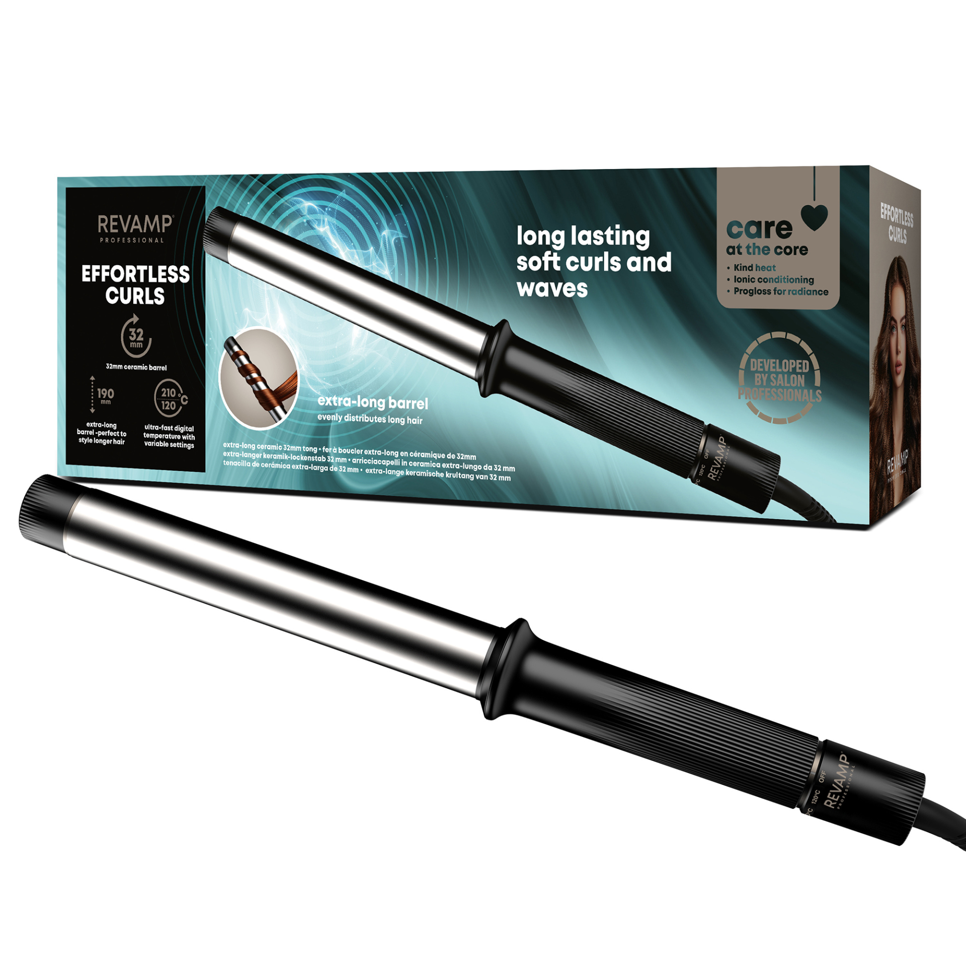 REVAMP EFFORTLESS CURLS - LONG TONG TO-1250