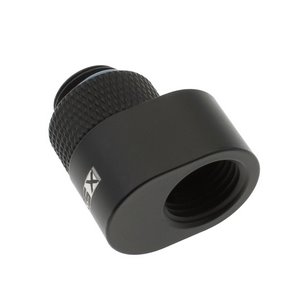 XSPC G1/4 Rotary 7mm Offset Fitting - mattblack-5060596651562