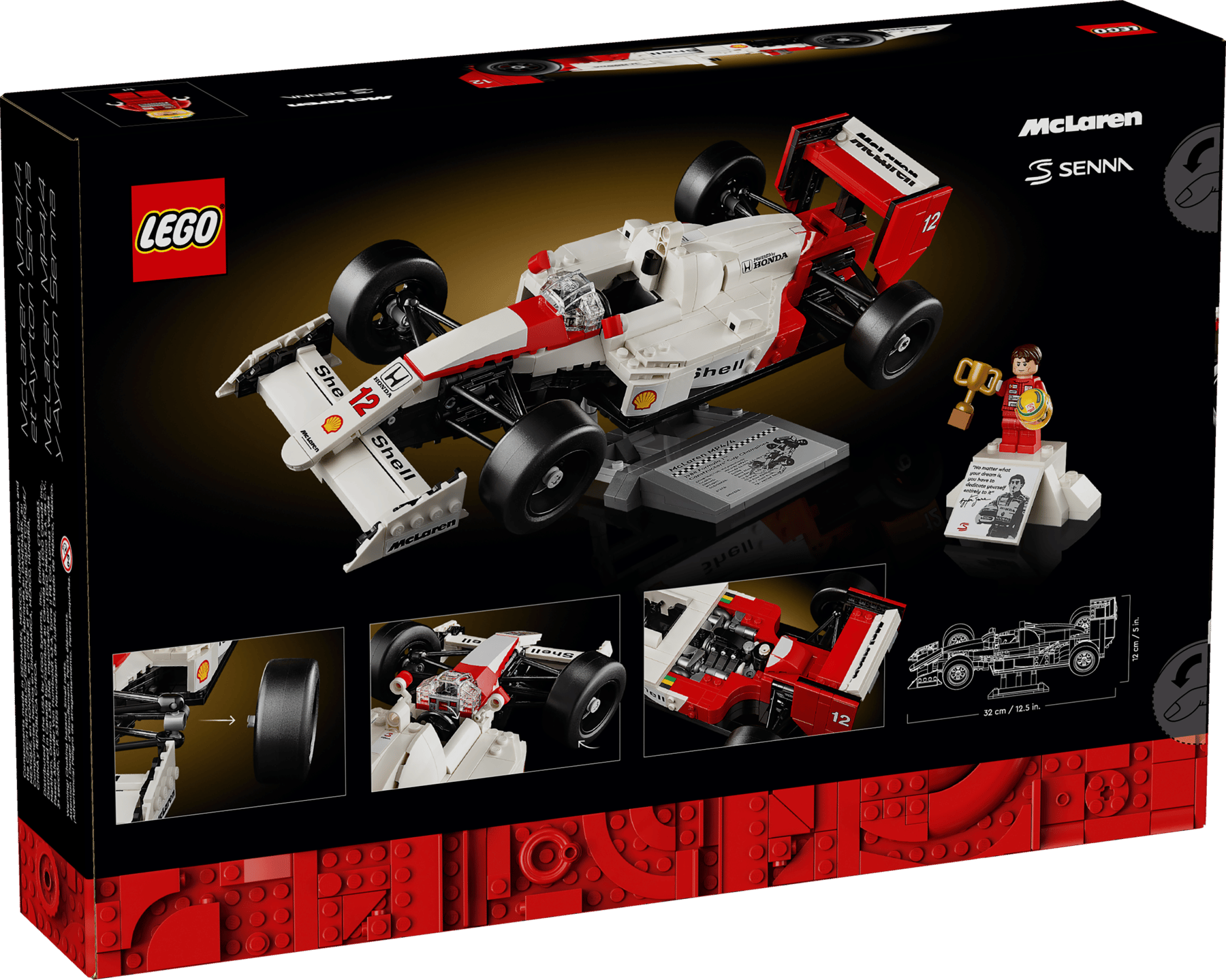 LEGO ICONS - MCLAREN MP4/4? AND? AYRTON SENNA #10330