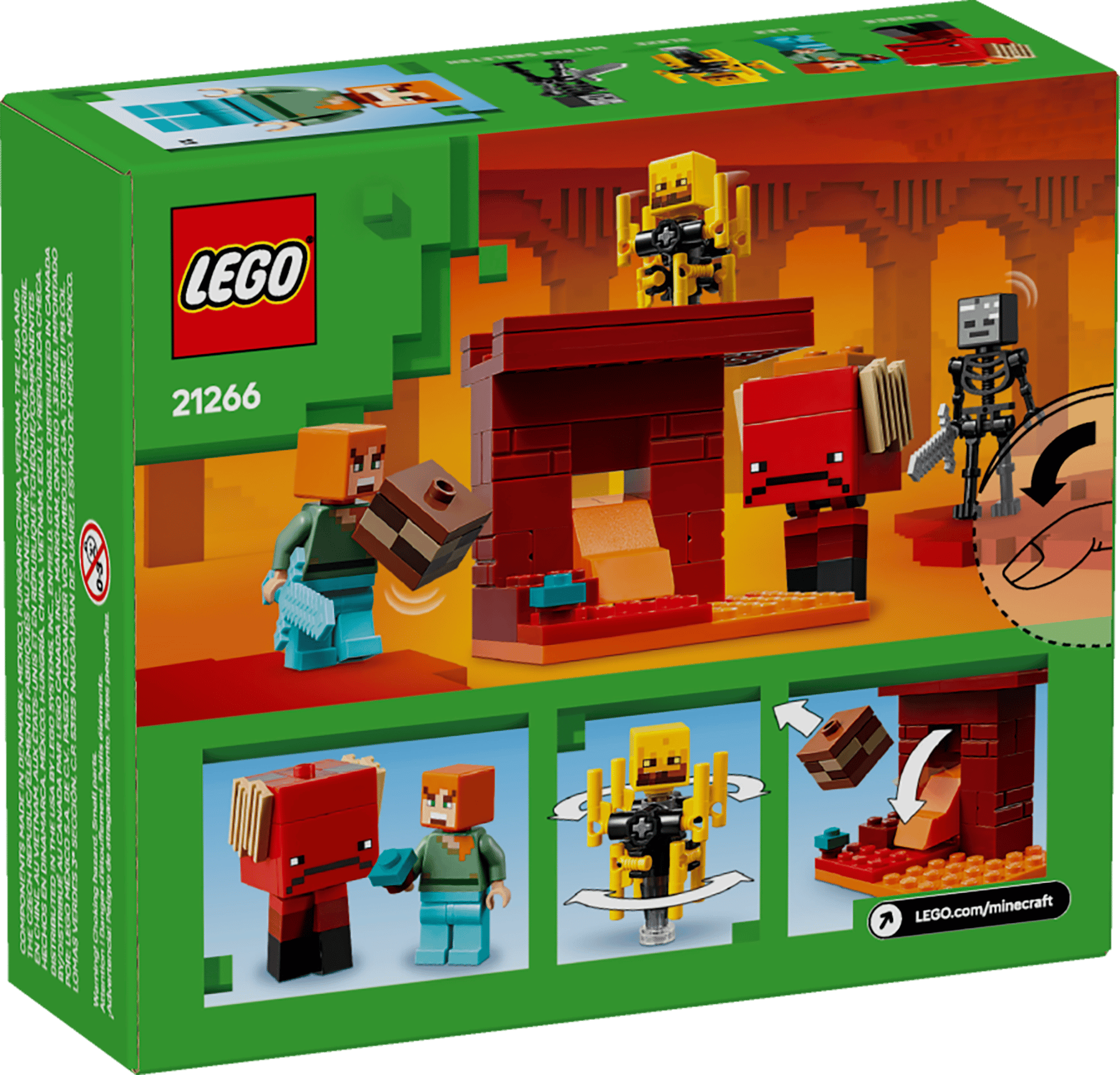 LEGO MINECRAFT - THE NETHER LAVA BATTLE #21266