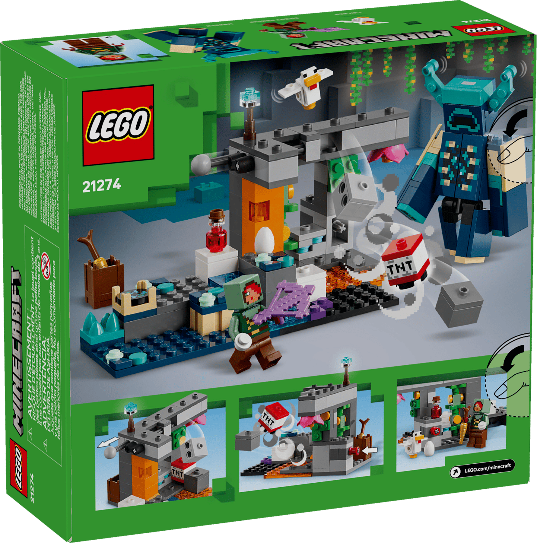 LEGO MINECRAFT - THE WARDEN ENCOUNTER #21274