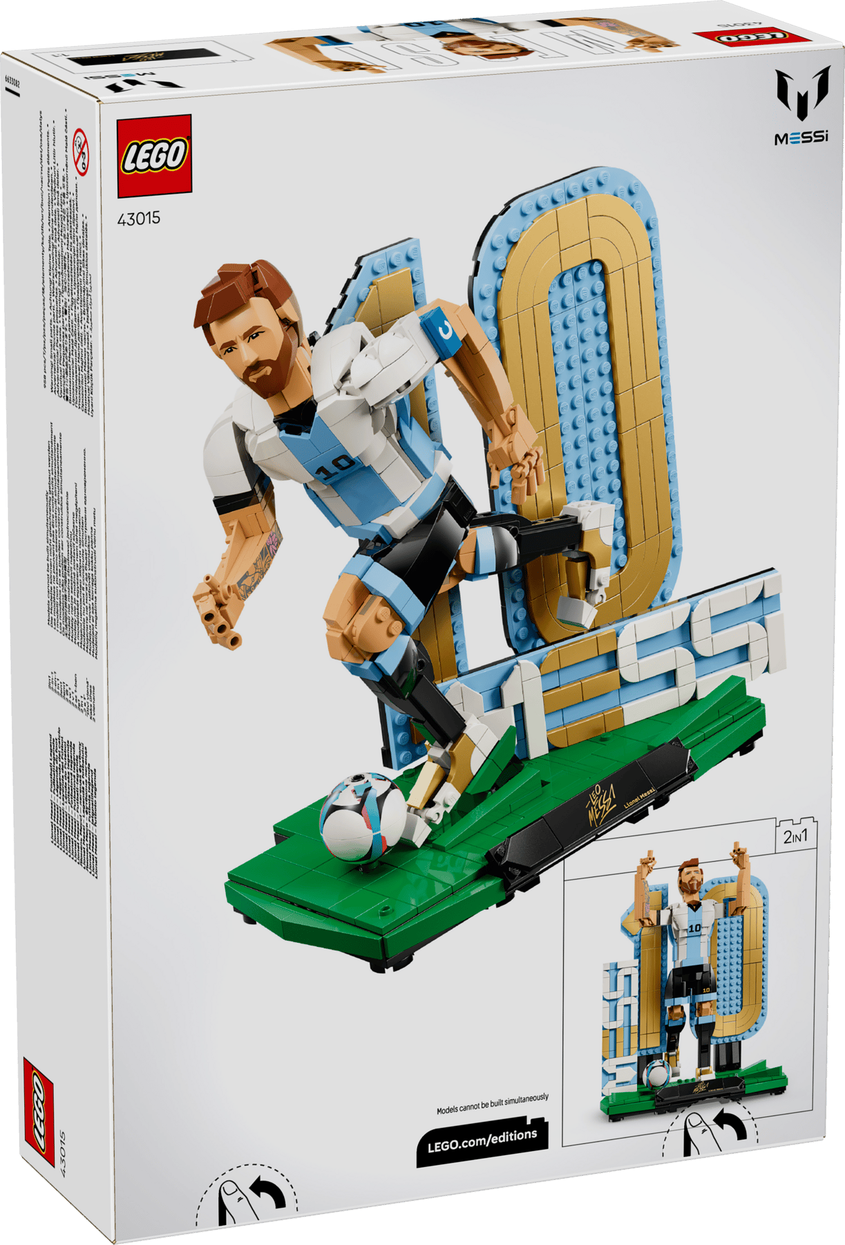 LEGO EDITIONS FOOTBALL - FOOTBALL LEGEND LIONEL MESSI #43015