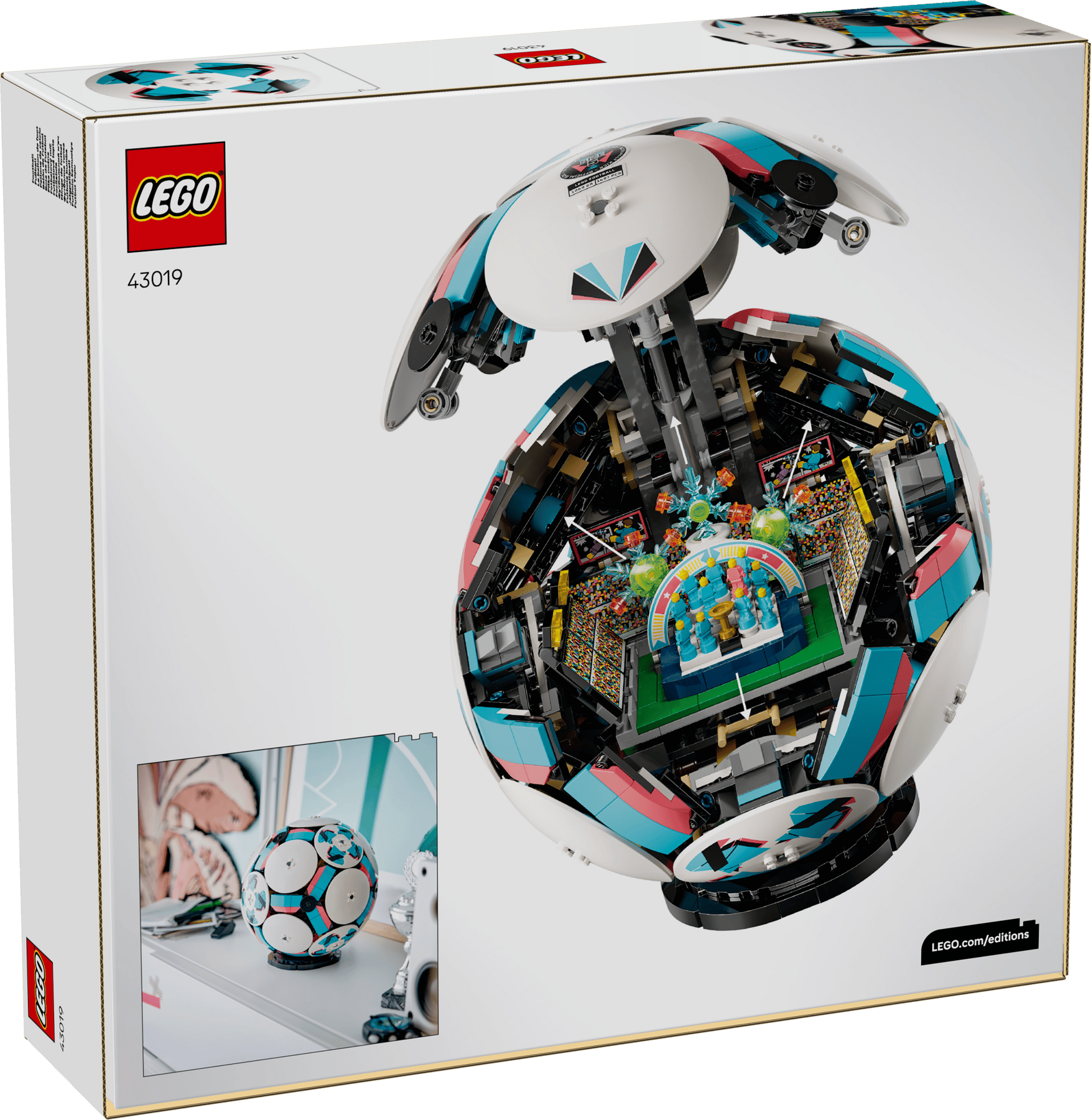 LEGO EDITIONS - BALL WITH STADIUM INSIDE #43019