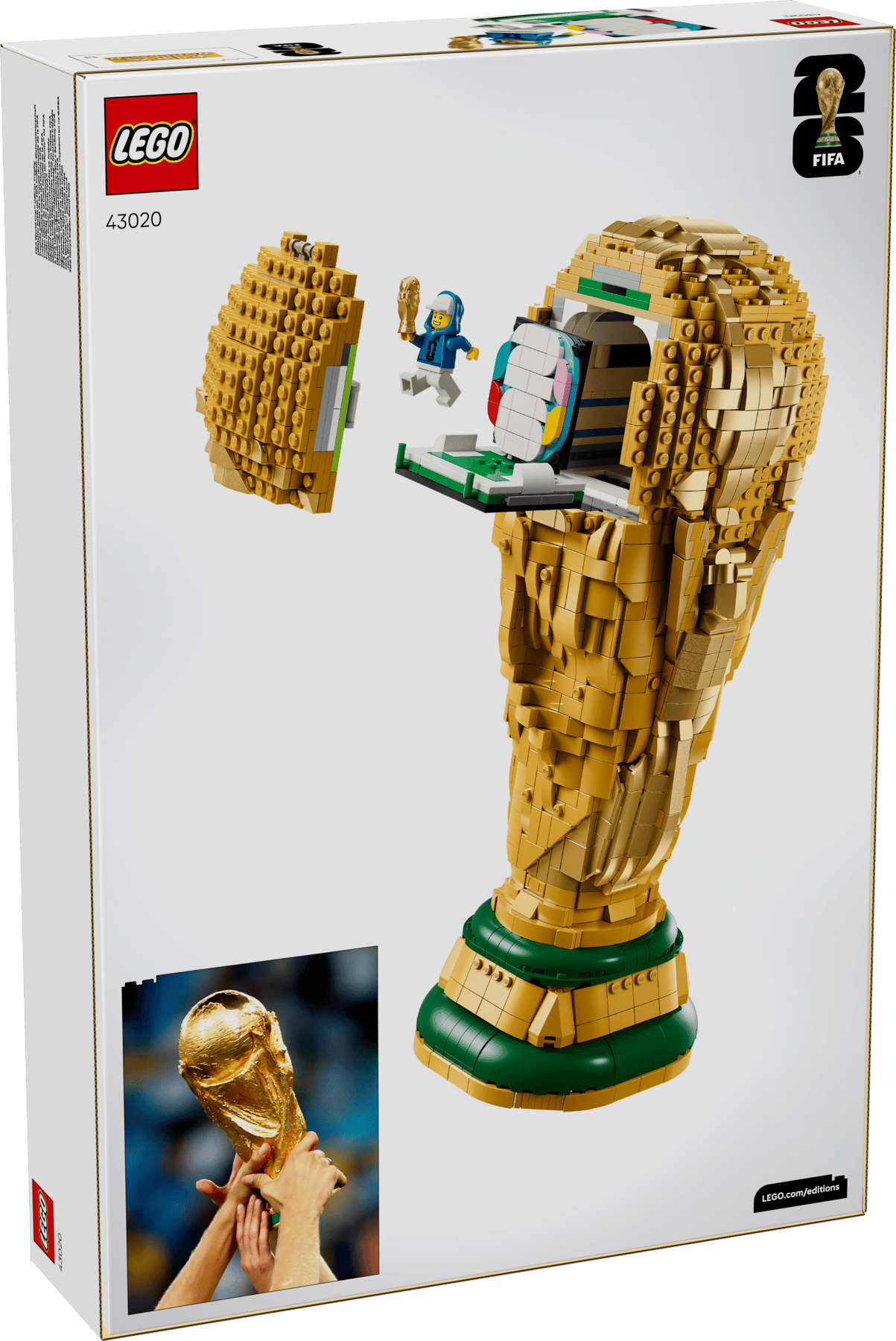 LEGO EDITIONS SPORTS - FIFA WORLD CUP OFFICIAL TROPHY #43020