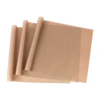 HTVRONT Teflon Mat, 30.5 cm x 40.5 cm, 3 pieces (brown)