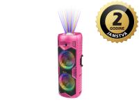 N-Gear karaoke Let Go Party 5150, 200W, BT, discoLED, 1*bežični mikrofon, rozi - 05190184