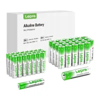 LEPRO 130003-48 AA/AAA Alkaline Batteries, 48-Pack