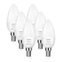 LEPRO 600059-WW-EU-6 E14 LED Bulb, Candle-Shaped, 4.2W (40W), 470 lm, 2700K, Class E