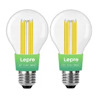 LEPRO 100094-WW-EU-2 E27 Filament LED Bulb, 7.2W (100W), 1521 lm, 2700K, Class A, 2-pack