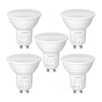 LEPRO 200057-DW-EU-5 GU10 LED Bulb, 4.5W (50W), 345 lm, 5000K, 100°, 5 pcs.