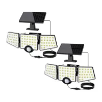 LEPRO 640005-DW-2 Solar Lamp, 2-Pack