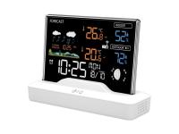 MANTA vremenska stanica Windy, DCF, sat budilica, vanjski senzor, bijela MTO100W - 05150072