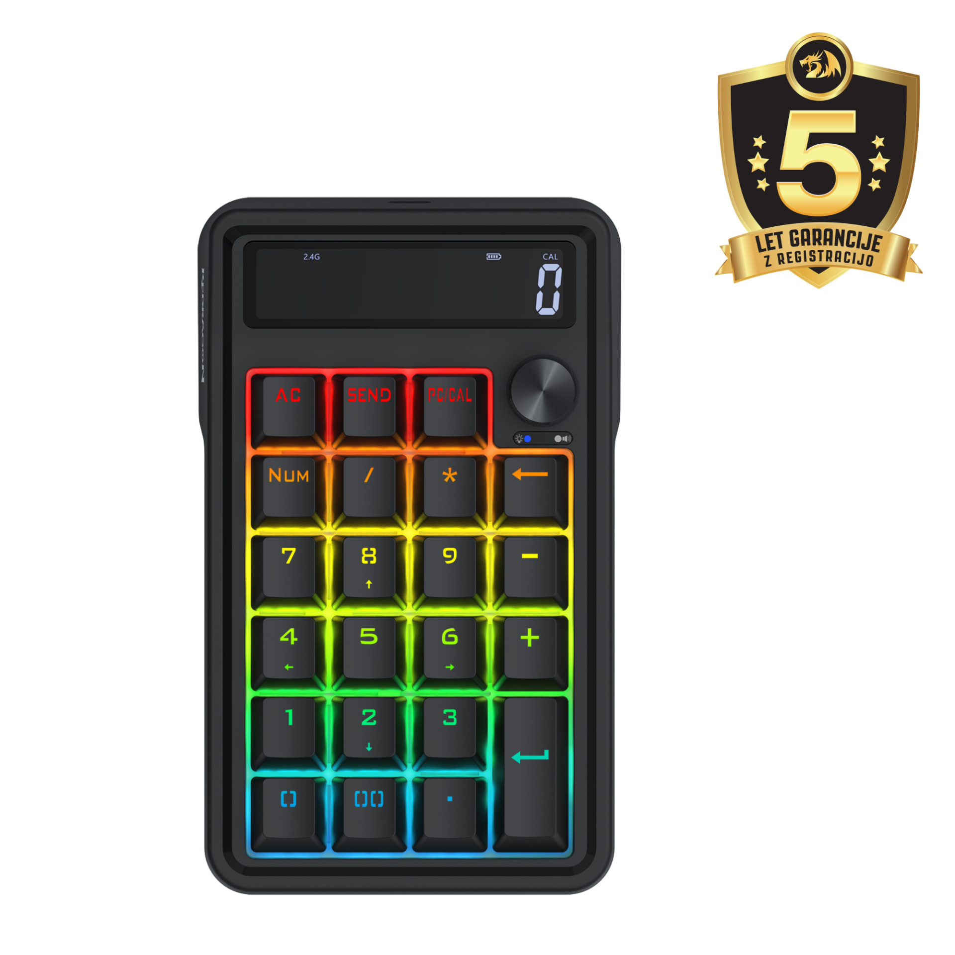 KEYBOARD - REDRAGON COVE K733-RGB-WL WIRED/2.4G/BT
