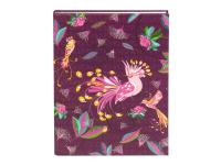 GOLDBUCH bilježnica bez linija sa tvrdim koricama A5 Tropical Birds plum - 06060890