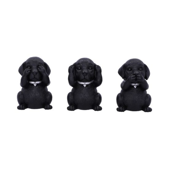 NEMESIS NOW Three Wise Labradors Figurine