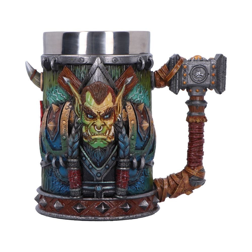 NEMESIS NOW WORLD OF WARCRAFT THRALL TANKARD 17,5CM