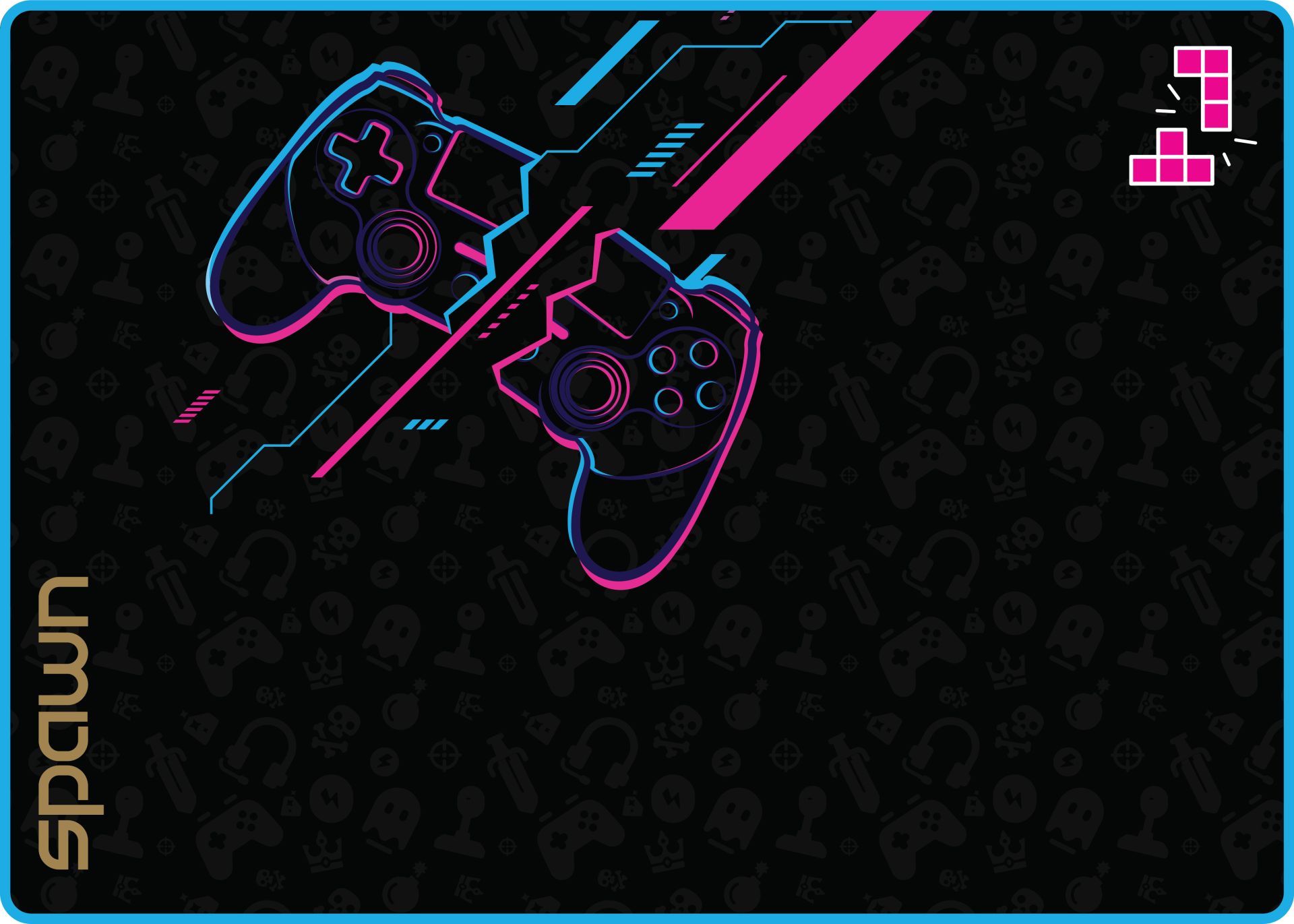 SPAWN MOUSE PAD NEON GAMER - M