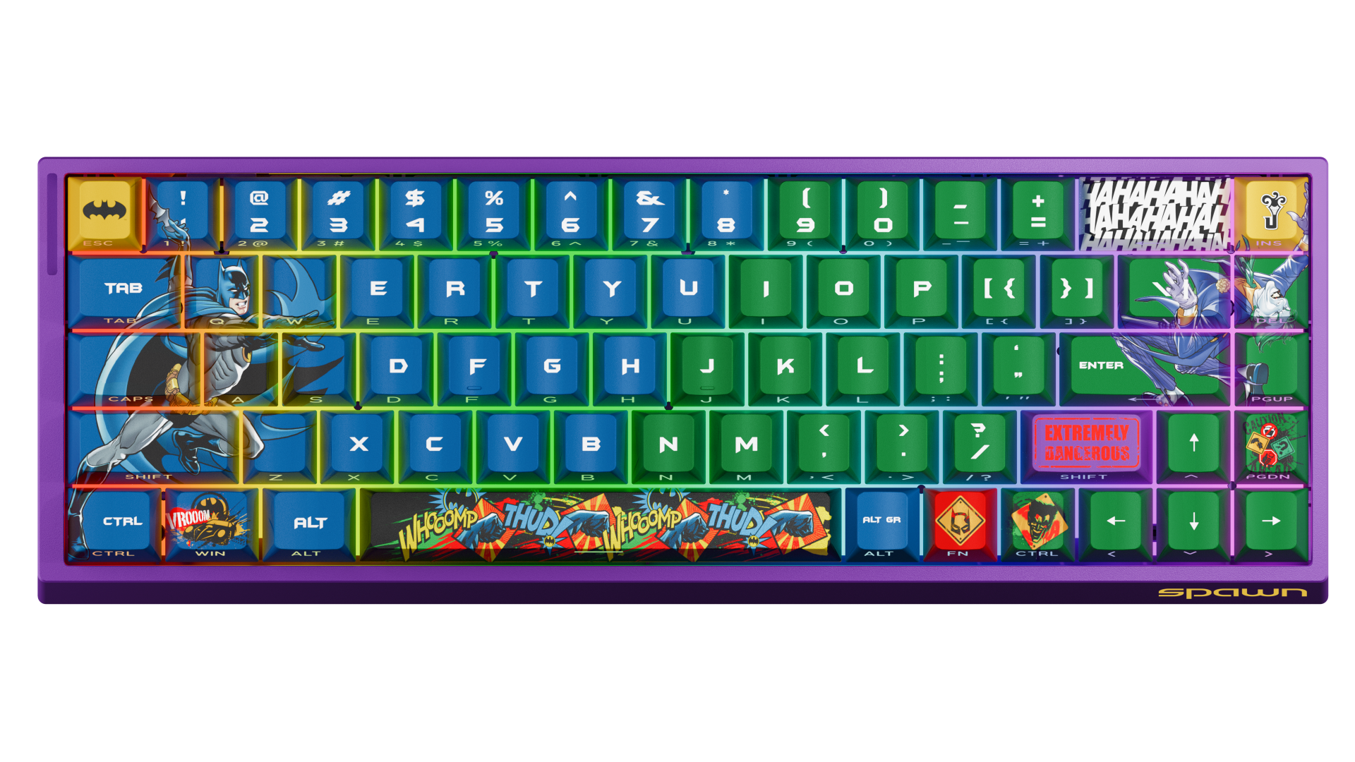 SPAWN MECHANICAL GAMING KEYBOARD - BATMAN
