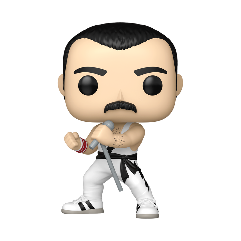 FUNKO POP ROCKS: QUEEN - FREDDIE MERCURY (WHITE SINGLET)