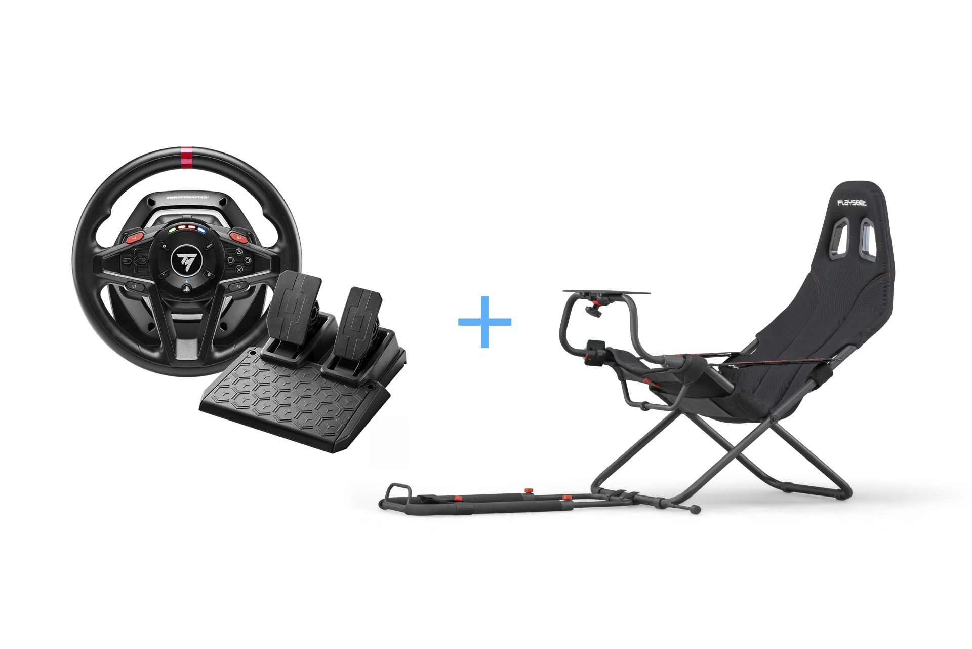 BUNDLE - THRUSTMASTER T128-P PS4/PS5/PC + PLAYSEAT CHALLENGE