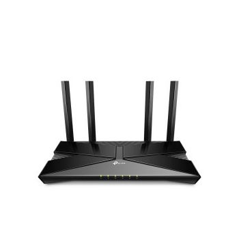 Router TP-LINK Archer AX53, AX3000, (Dual-Band WiFi 6) 574Mbps/2402Mbps (2.4GHz/5GHz)802.11ax/a/b/g/n/ac, 1×G-WAN, 4×G-LAN, 4 antene , bežični
