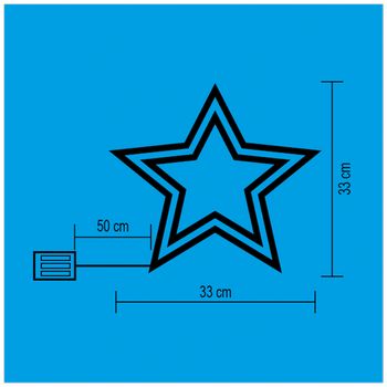 home Dekorativna rasvjeta, ukras za prozor - KID 503 B/WW