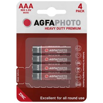 AgfaPhoto Zinc baterije, AAA, 1.5 V, blister 4 kom. - AAA B4
