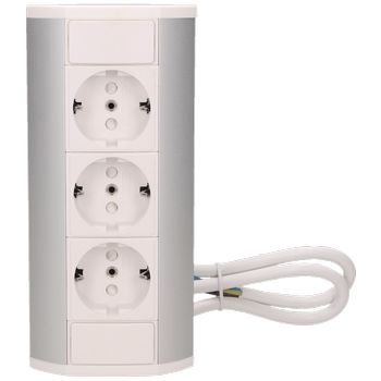 Orno Produžni kabel sa 3 x Schuko utičnice, ugradbena - OR-GM-9001/W-G(GS)