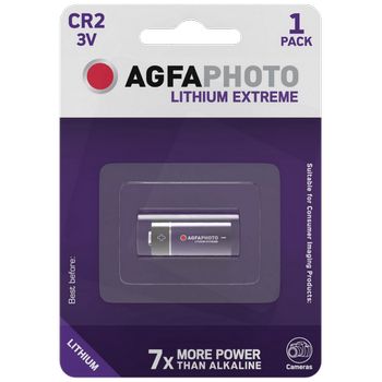 AgfaPhoto Baterija litijska CR2, 3V, blister pak. 1 komad - CR2 B1