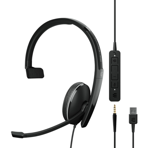 EPOS ADAPT 135T USB II, mono wired headband headset