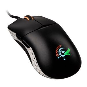 Ducky Feather Gaming Maus, ARGB - Kailh Switches, black/white + Mauspad-GABU-445